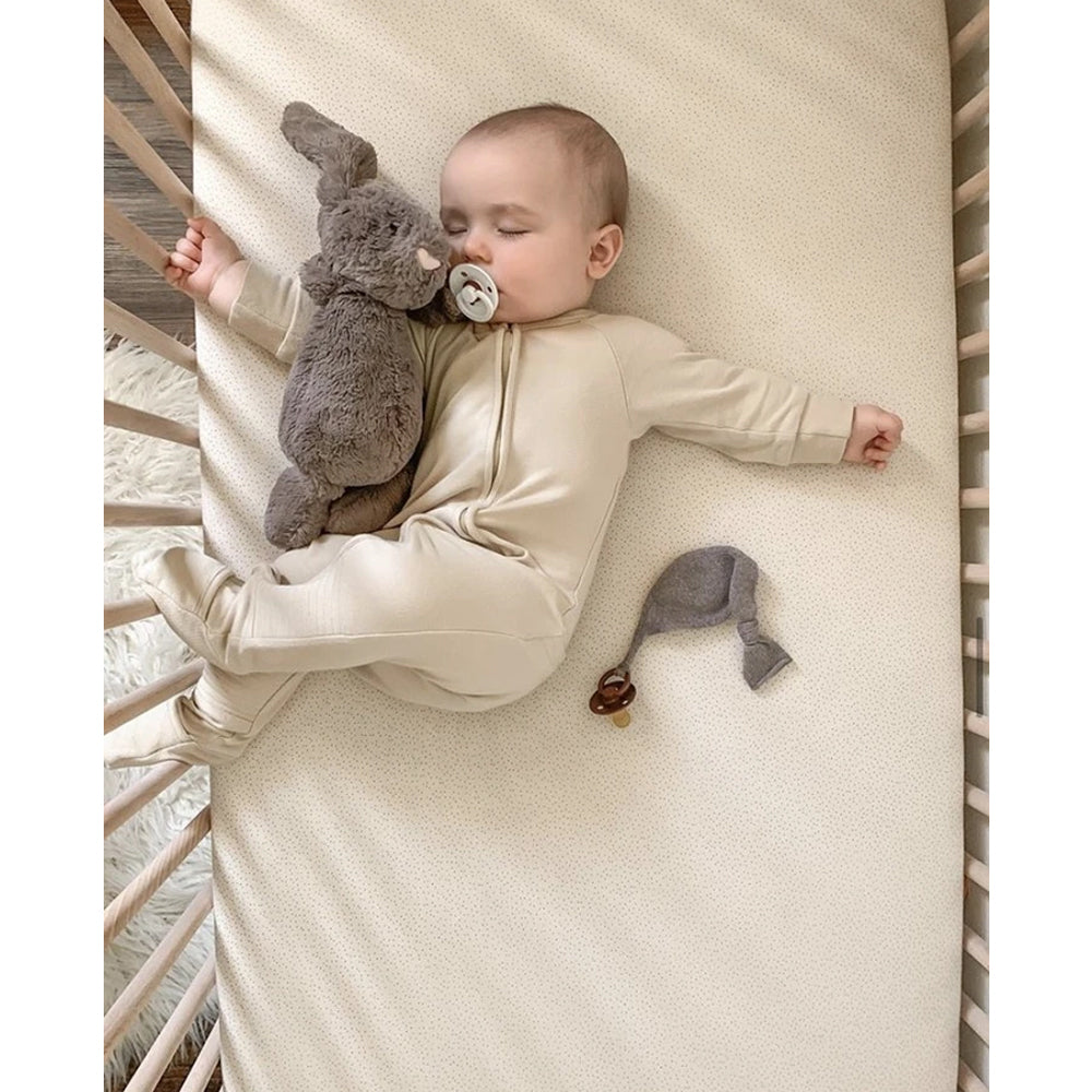 Goumikids Unisex Baby Footie Pajamas Sock Sleeper Clothes, 9-12M Soybean - VMInnovations