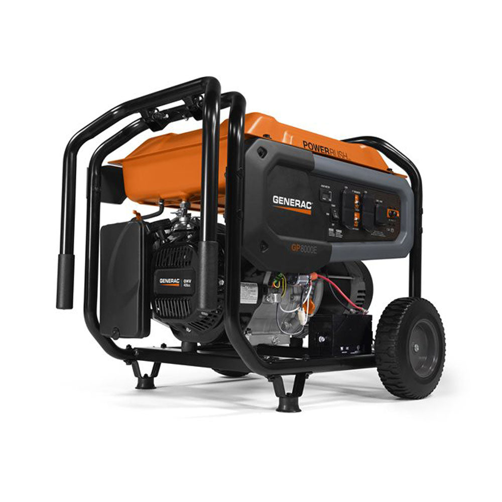 Generac 8,000 Watt 420cc Electric Start Gas Powered Portable Generator(Open Box)