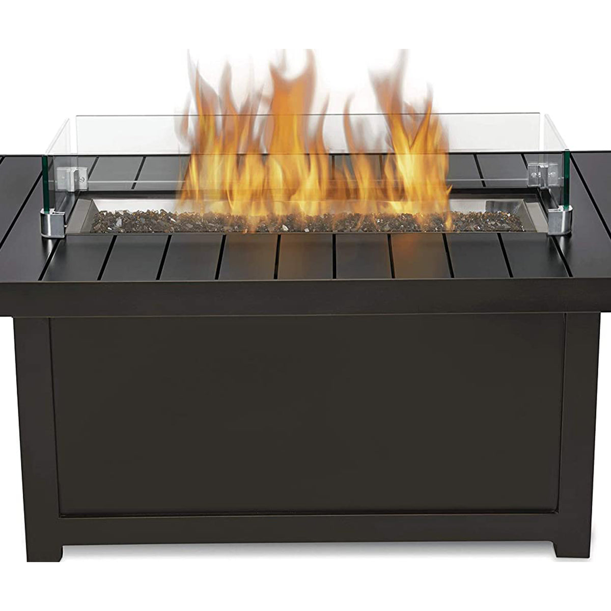 Napoleon GPFTR-WNDSCRN Rectangle Glass Windscreen Guard for Outdoor Fire Tables