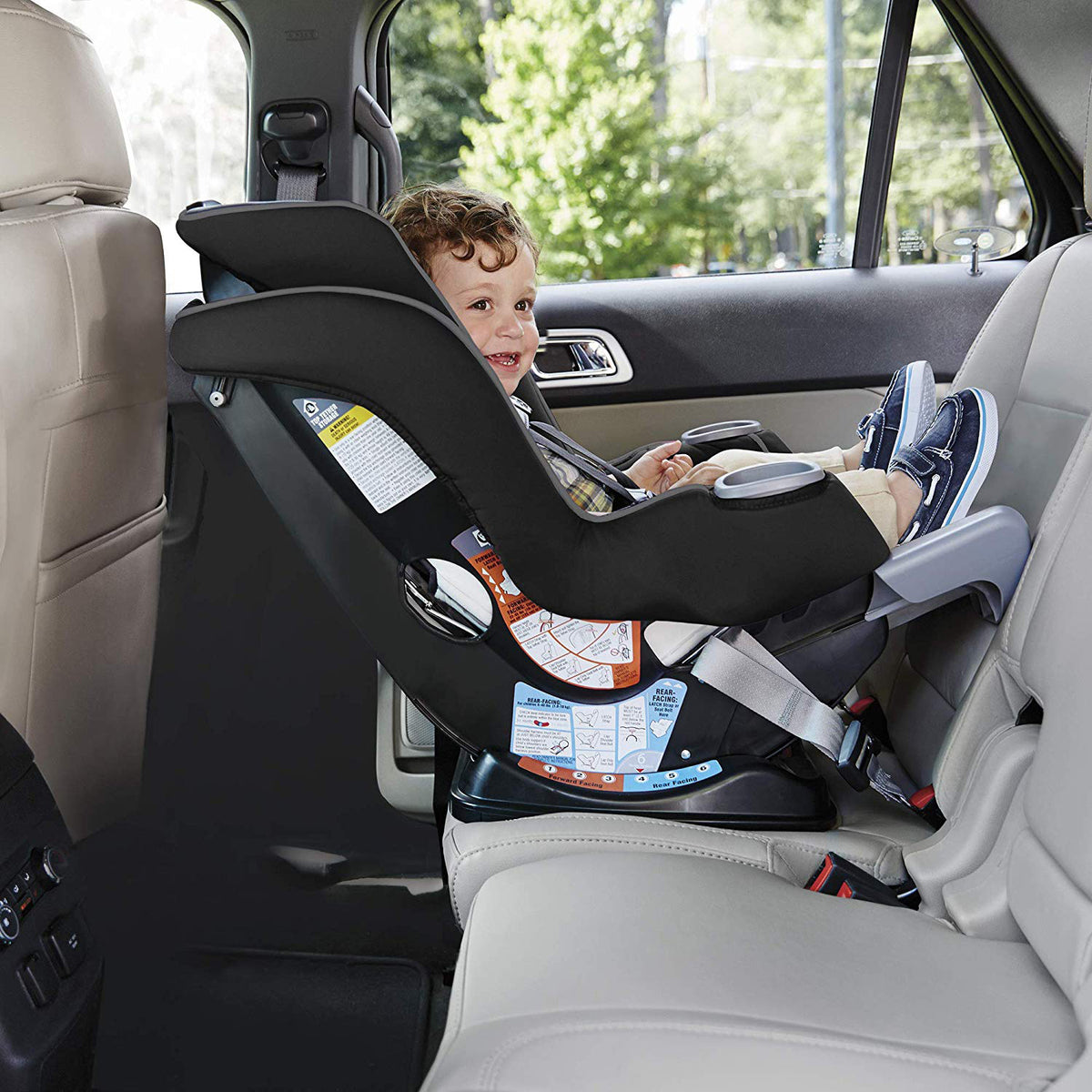Graco Extend2Fit Convertible 3 in 1 Rear & Front Facing Car Seat/Booster, Garner