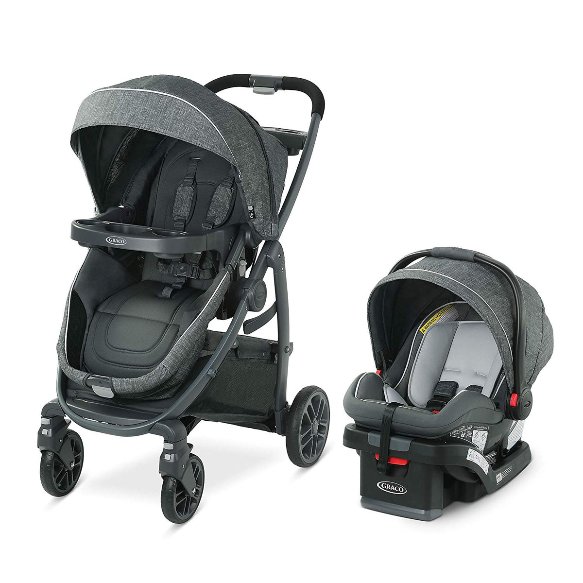 Graco Modes Bassinet Baby Stroller & Infant Car Seat Travel System, Wynton Gray
