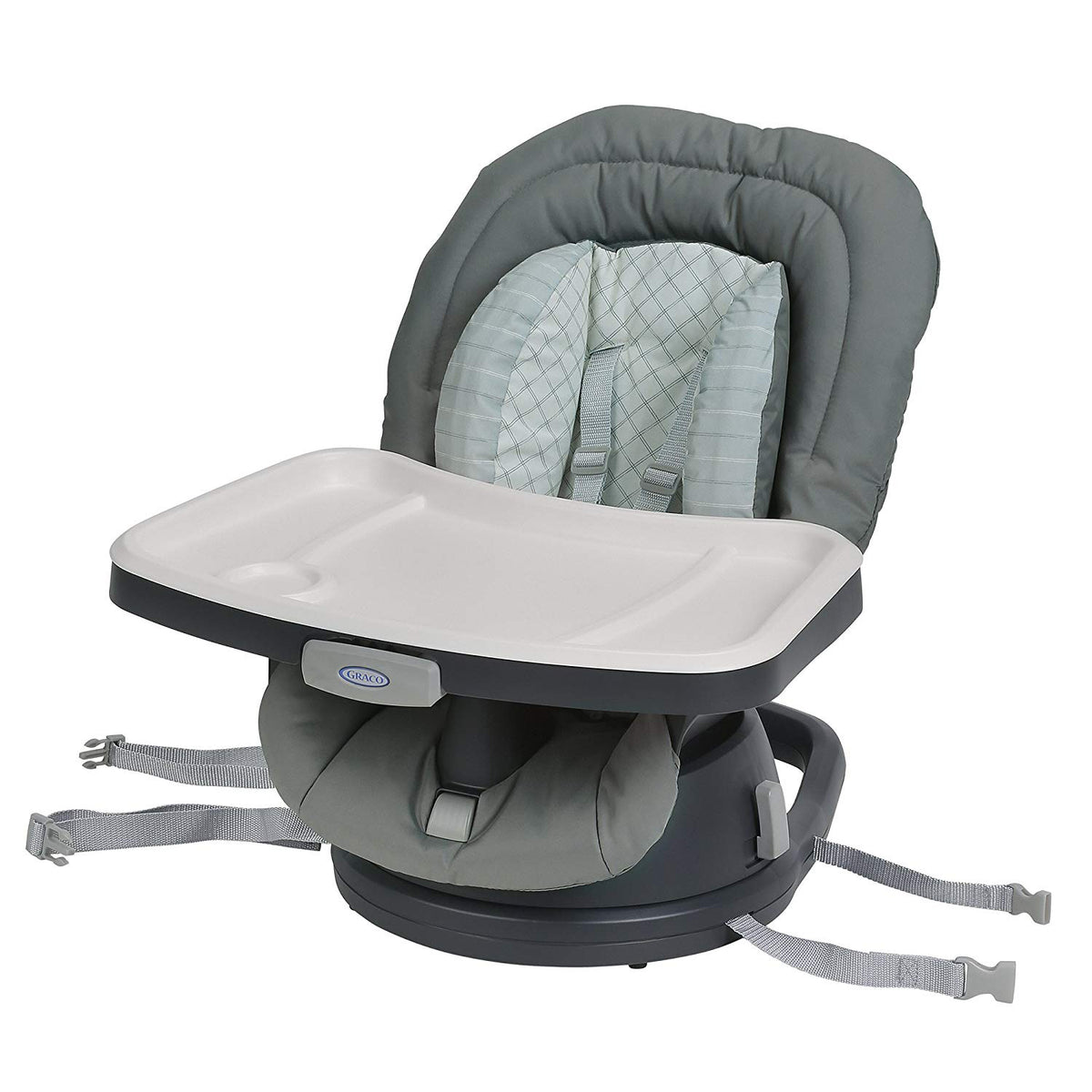Graco 2002804 Swivi Seat 3-in-1 Baby Toddler Booster Seat with Tray, Brinley