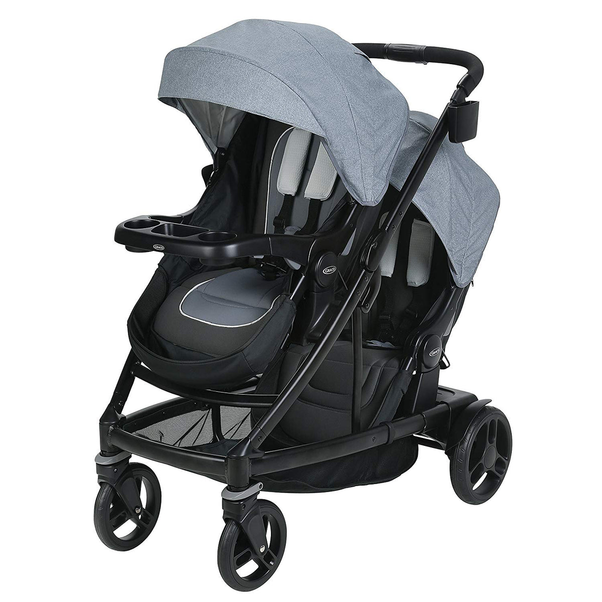 Graco Uno2Duo Single to Double Baby Toddler Convertible Stroller (Open Box)