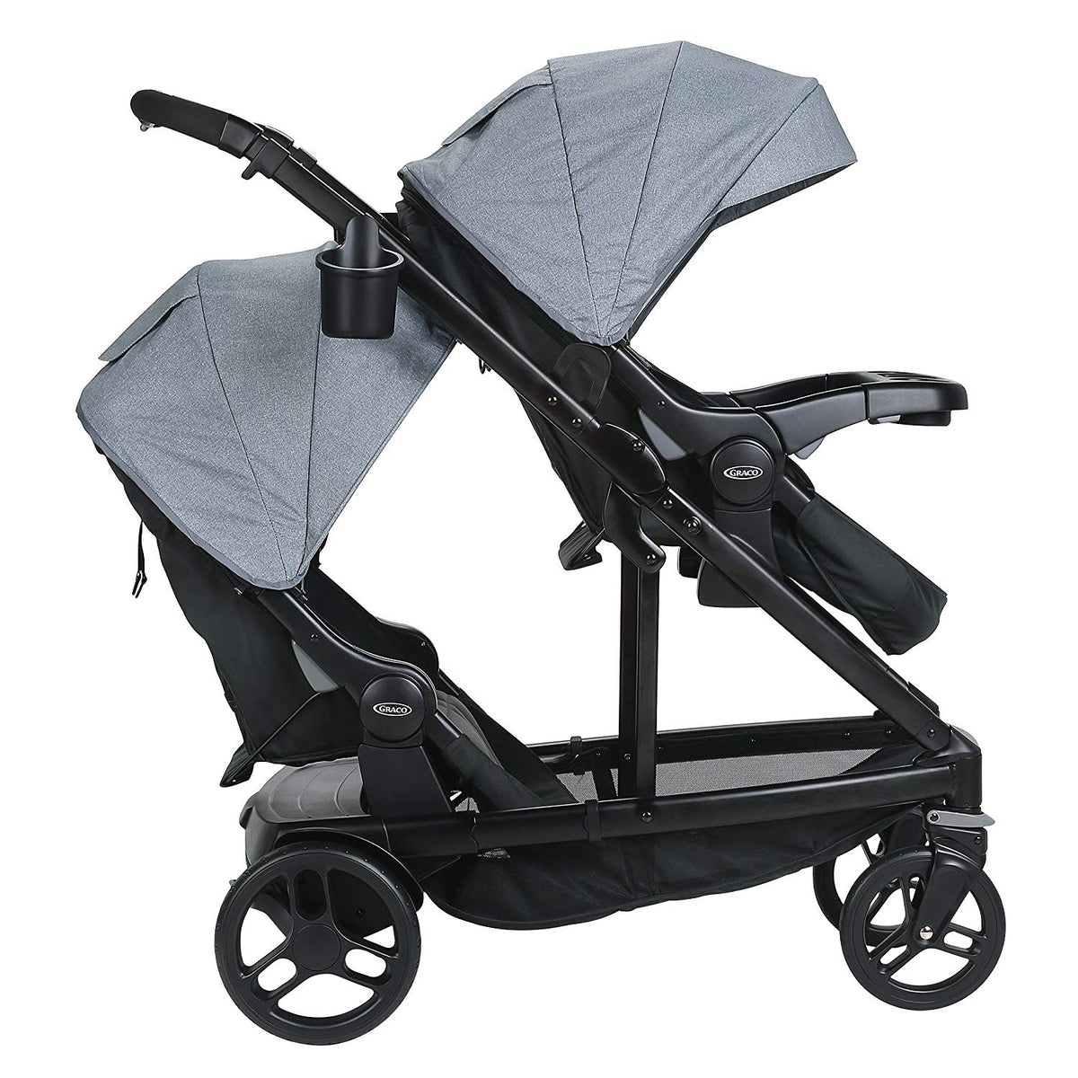 Graco Uno2Duo Single to Double Baby Toddler Convertible Stroller (Open Box)