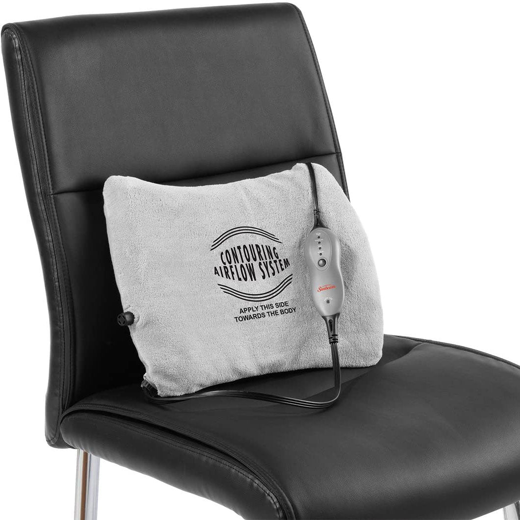 Sunbeam Back Contouring Electric Heating Pad with Lumbar Support - VMInnovations