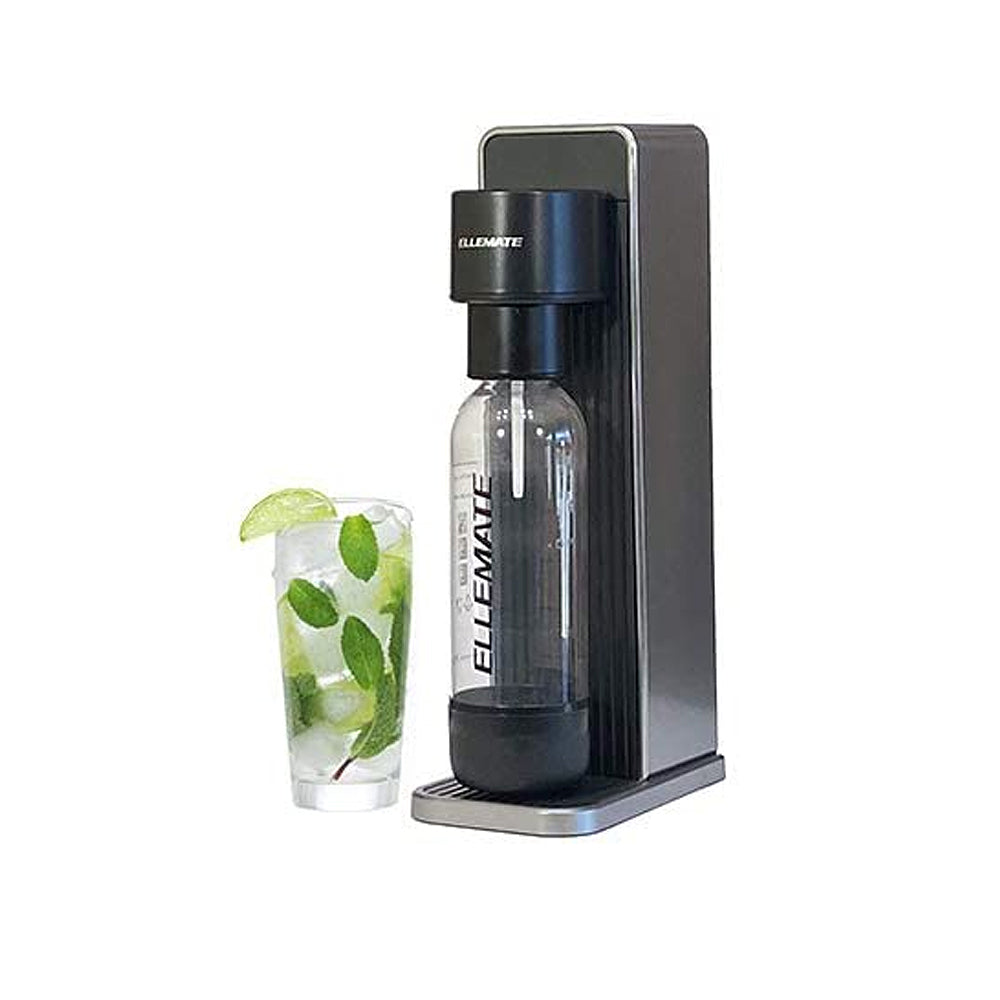 Ellemate Dynamic Carbonation Machine for Sparkling Water Fizzy Beverages, Gray