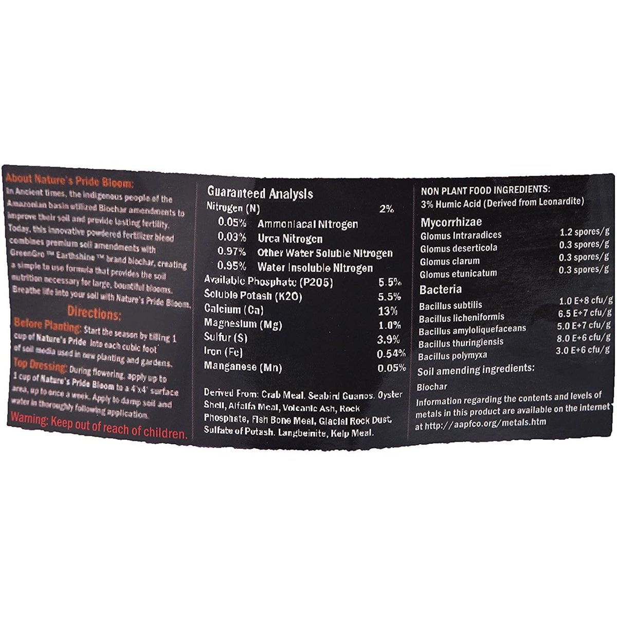 GreenGro Nature's Pride Plant Fertilizer w/ Biochar & Mycorrhizae, 5 Lb (2 Pack)