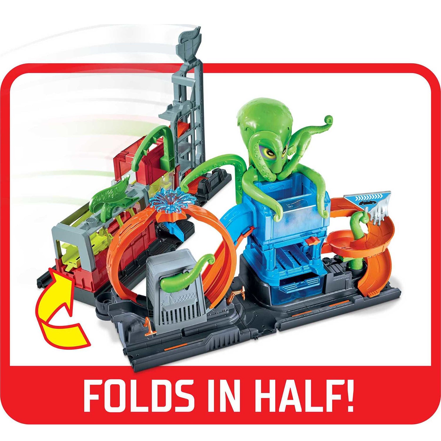 Hot Wheels City Ultimate Octo Car Wash Water Playset with Color Reveal Vehicle - VMInnovations