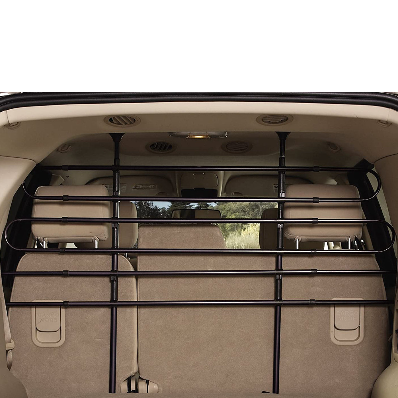 Guardian Gear Steel Pet Safety SUV Vehicle Travel Barrier Gate, Black (Used)