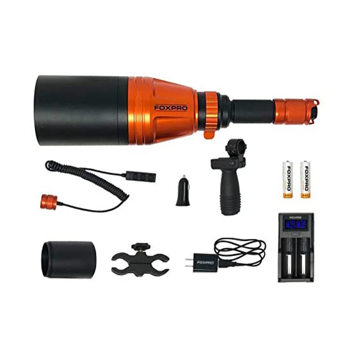 FOXPRO Gunfire Rechargeable Night Hunting LED Light Kit, Green/White/Infrared