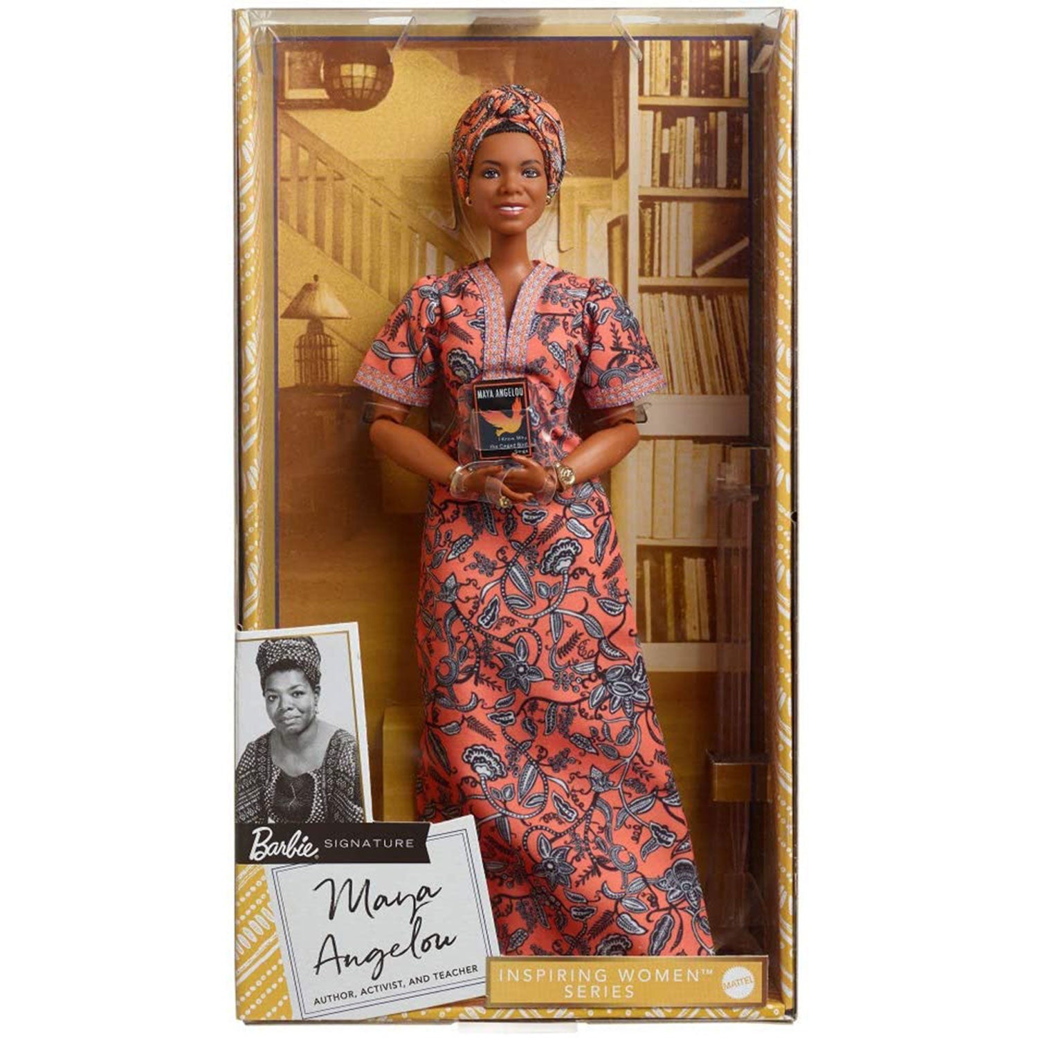 Barbie Inspiring Women Series Dr. Maya Angelou Collectible Articulated Doll