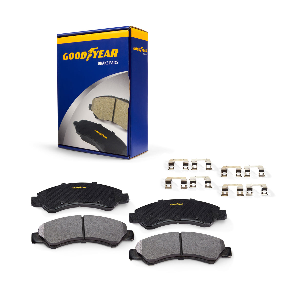Goodyear Brakes Vehicle Front Brake Bundle w/Carbon Ceramic Pads & AntiOx Rotors
