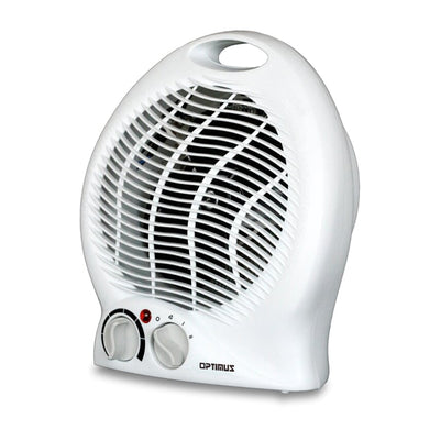 Optimus H-1322 2 Speed Fan Personal Space Heater with Thermostat (Open Box)