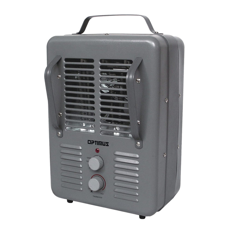 Optimus H-3013 Portable Indoor Electric Utility Space Heater with Thermostat