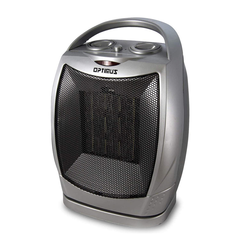 Optimus H-7247 Oscillating Ceramic Space Heater with Thermostat (Open Box)