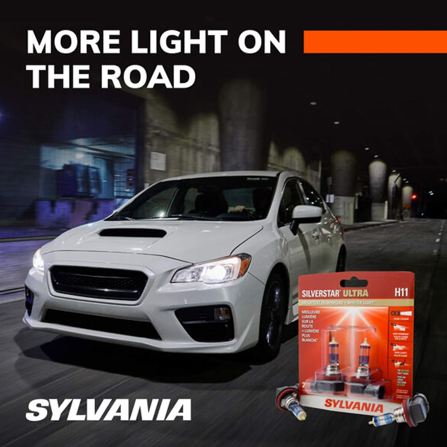 Sylvania SilverStar Halogen High Performance Headlight Bulbs (2 Pack) (Open Box)