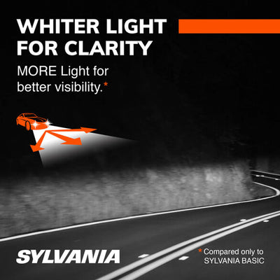 Sylvania H7 SilverStar ULTRA Halogen High Performance Headlight Bulbs (2 Pack)