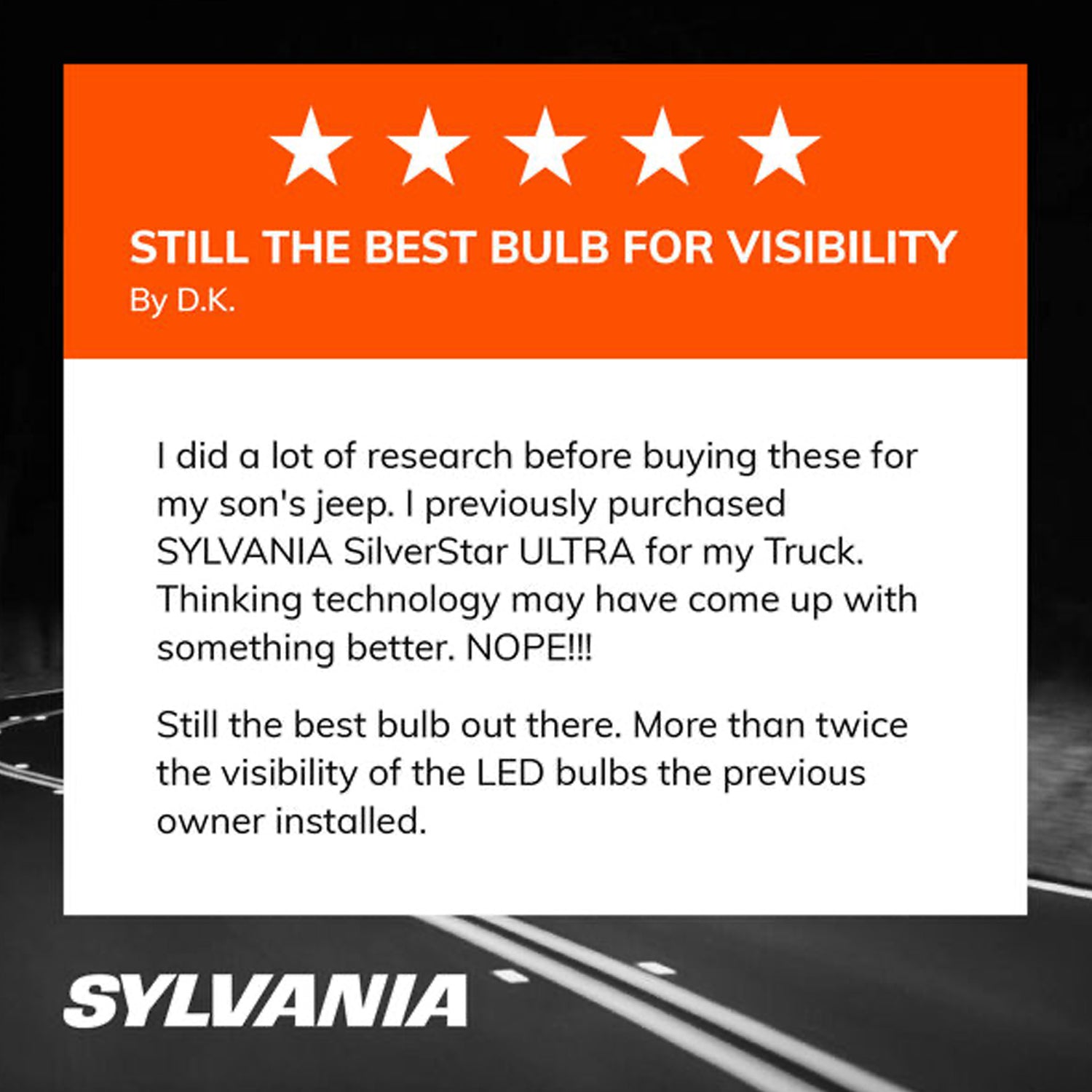 Sylvania H7 SilverStar ULTRA Halogen High Performance Headlight Bulbs (2 Pack)