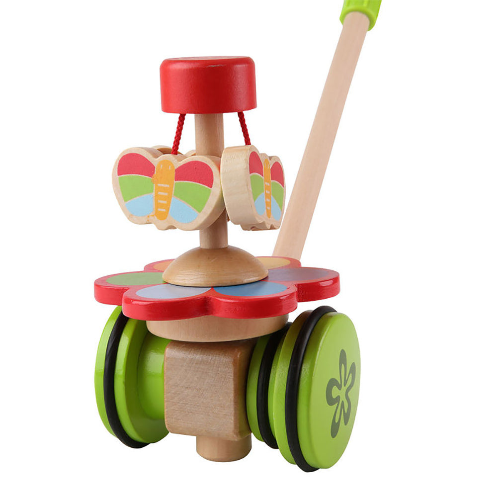 Hape Dancing Rolling Push/Pull Baby Toy for Ages 12 Months and Up (Open Box)