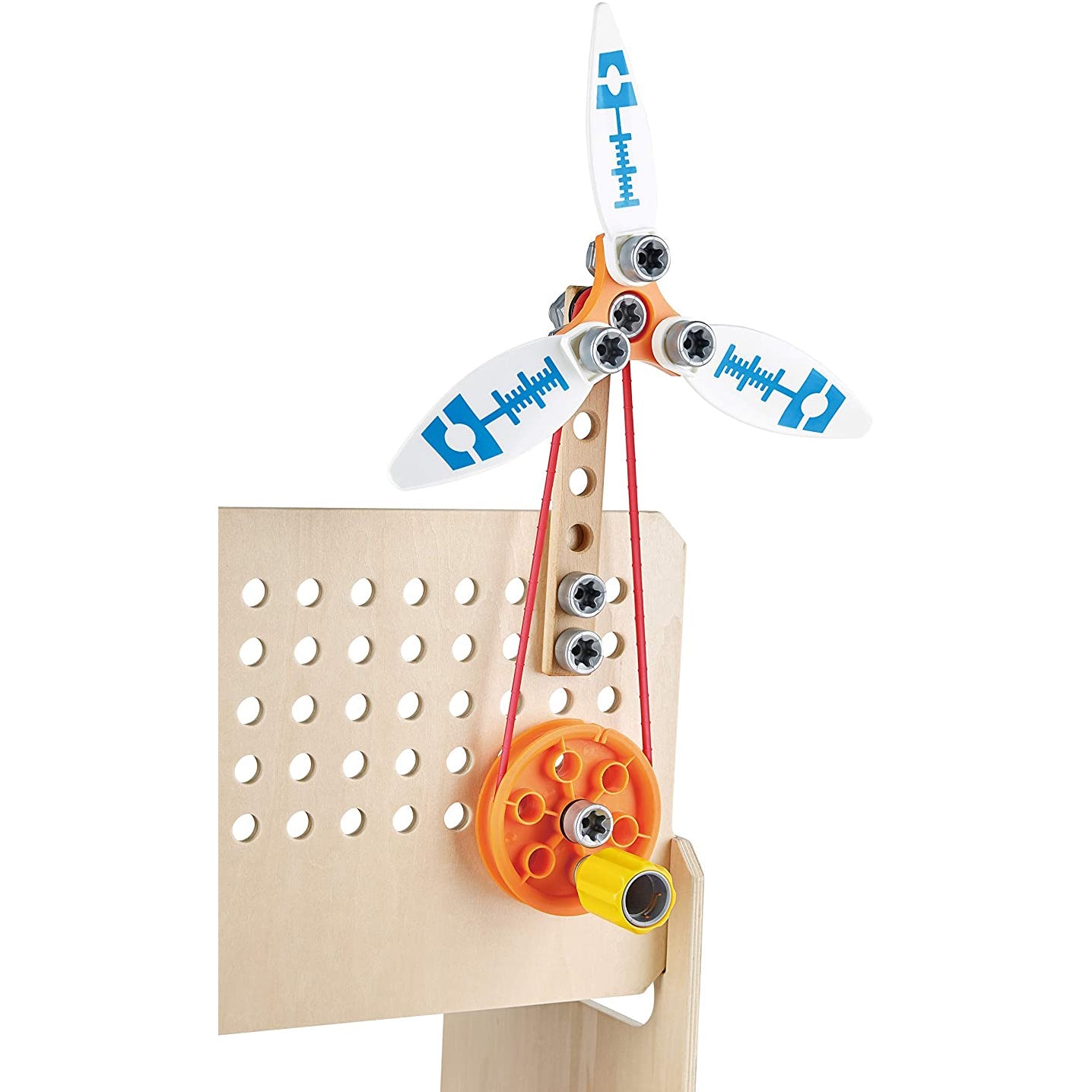 Hape Scientific Workbench Kid's Discovery Construction Workshop Toy, Ages 4 & Up