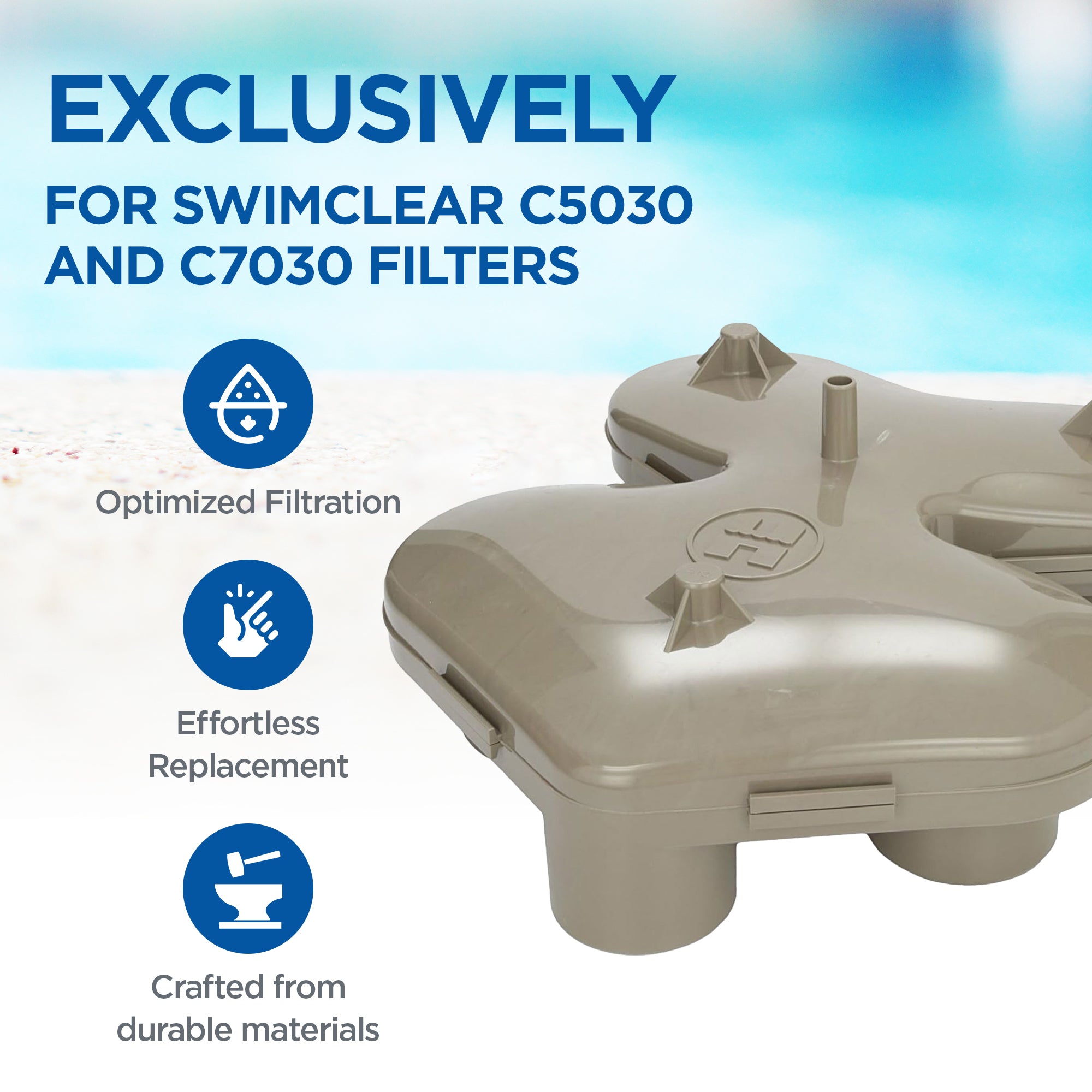 Hayward Top Manifold Assembly for SwimClear In Ground Cartridge Filter (Used) - VMInnovations