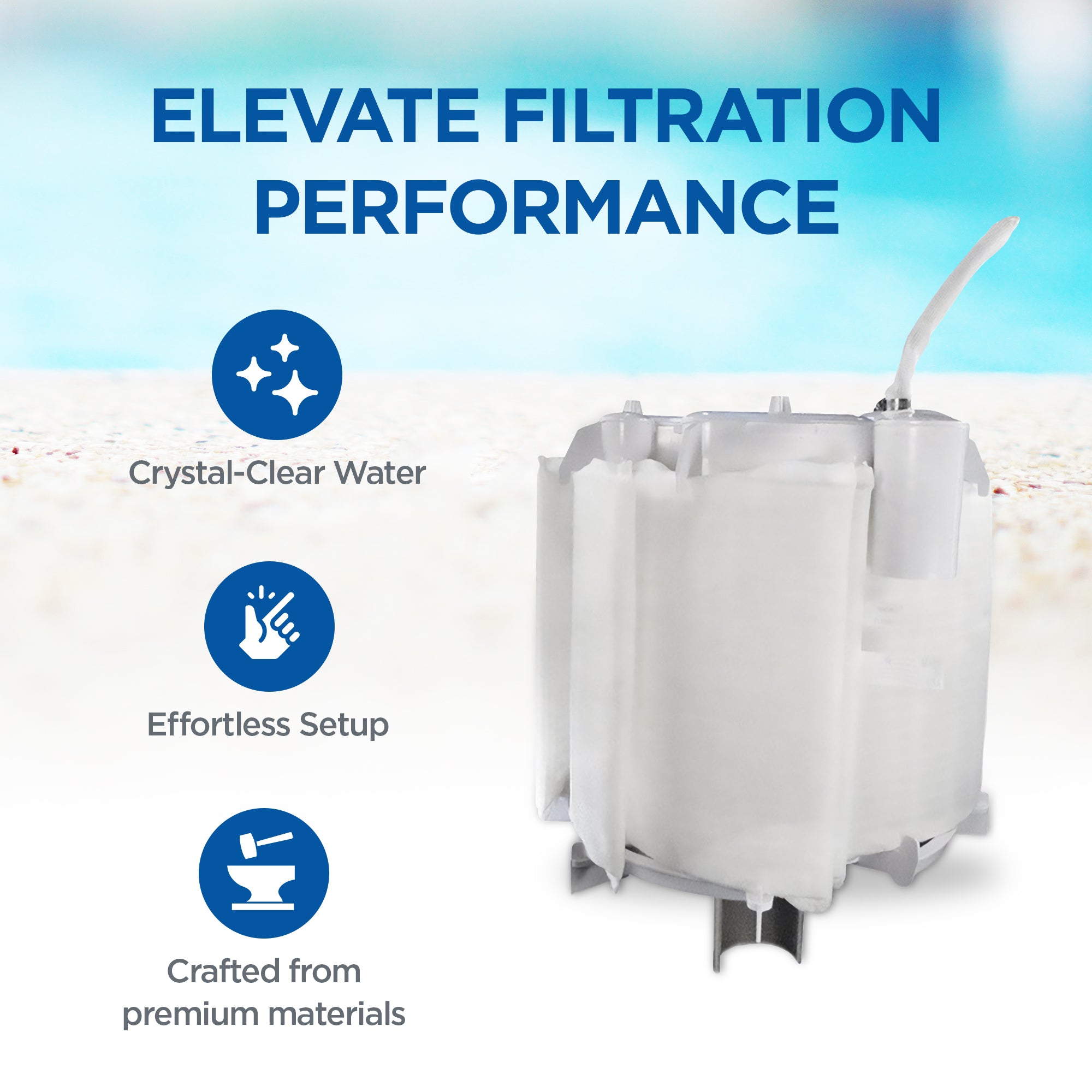 Hayward Cluster Assembly Replacement for Select Hayward Filters, White (Used) - VMInnovations