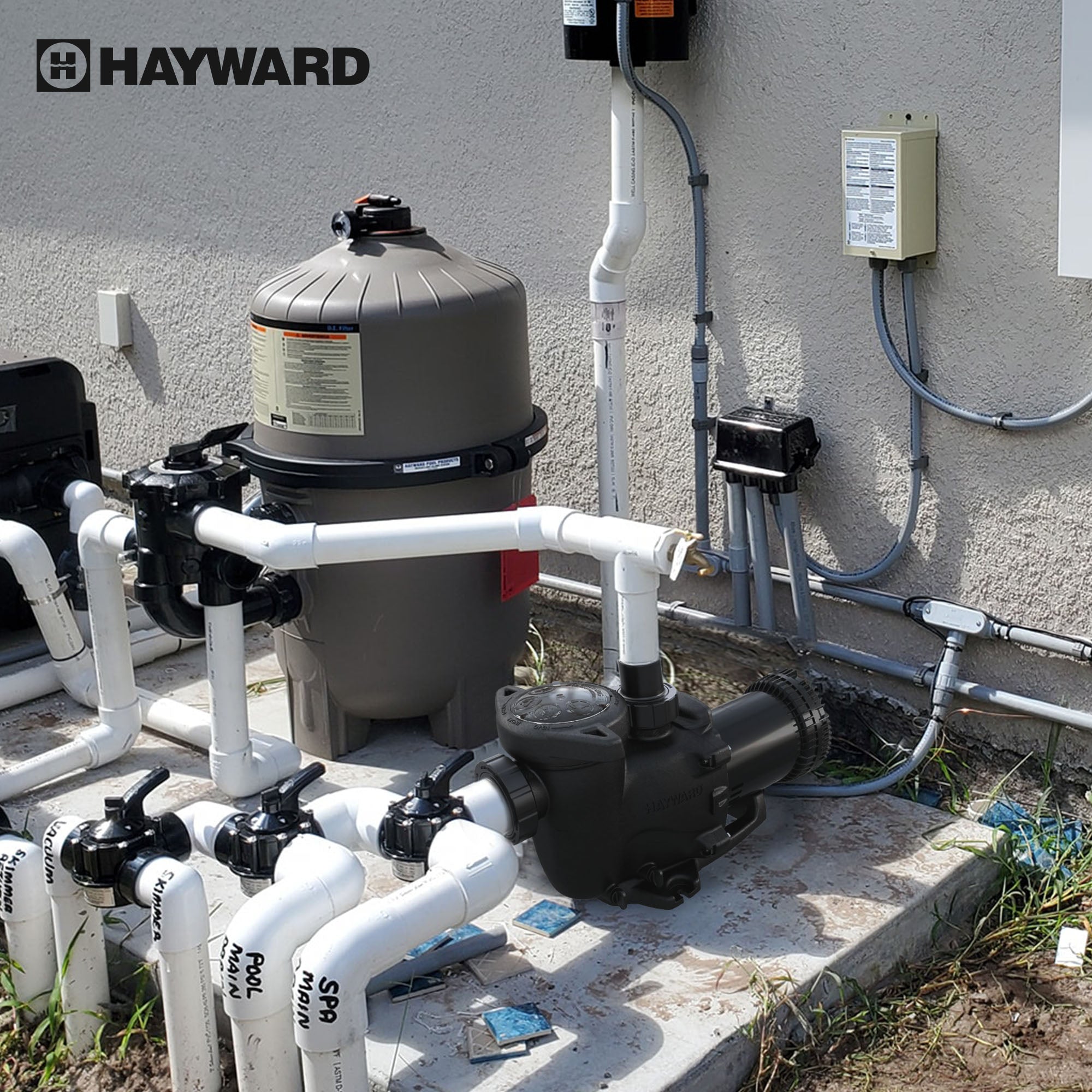 Hayward MaxFlo XE 2.25HP 230/115V Ultra High Efficiency Pool Pump, W3SP2315X20XE - VMInnovations