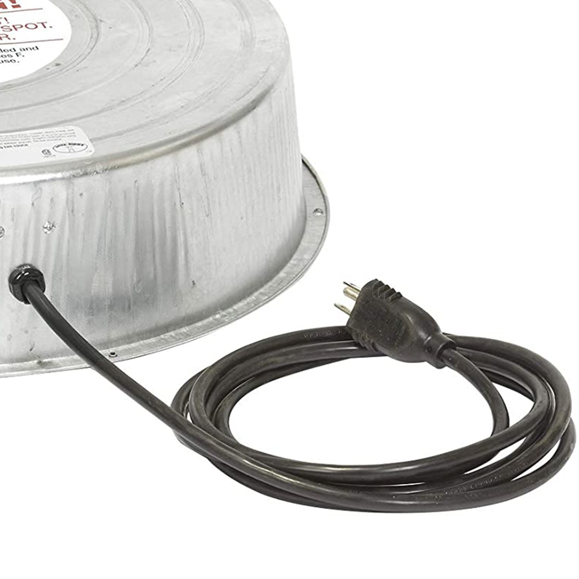 Little Giant 110W Galvanized Steel Water Heater Base for Barns (Open Box) - VMInnovations