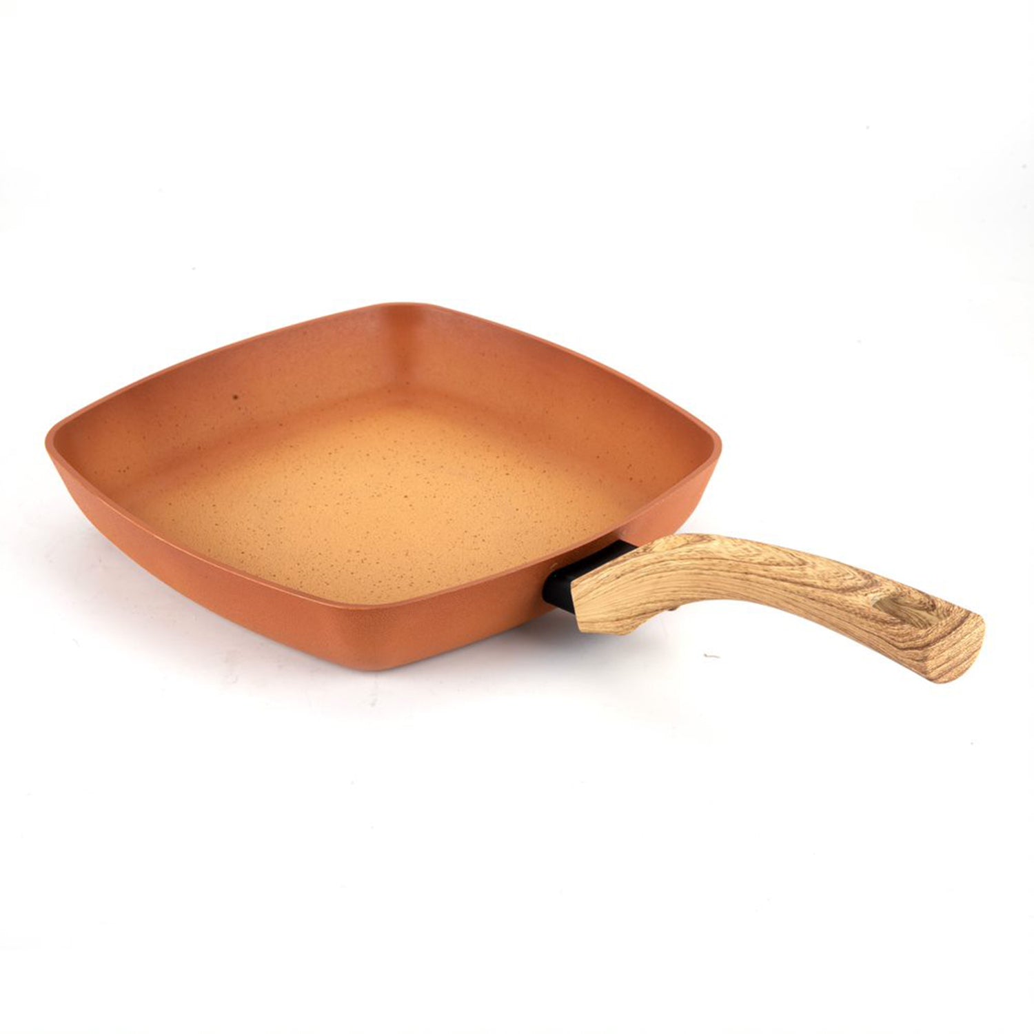 Hamilton Beach 11 Inch Forged Aluminum Terracotta Coated Griddle Pan (Used)