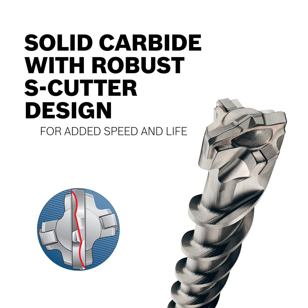 Bosch HC5073 1 1/4 x 36 Inch SDS Max Speed X Carbide Rotary Hammer Drill Bit - VMInnovations