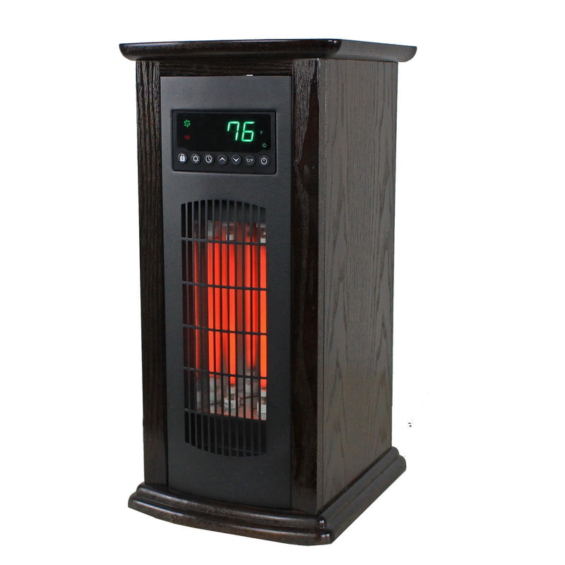 LifeSmart LifePro 1500W 1500 BTU Infrared Quartz Tower Space Heater (Open Box)