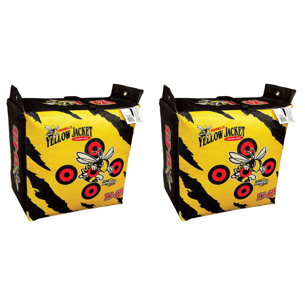Morrell Yellow Jacket Outdoor Portable Field Point Archery Bag Target (2 Pack) - VMInnovations