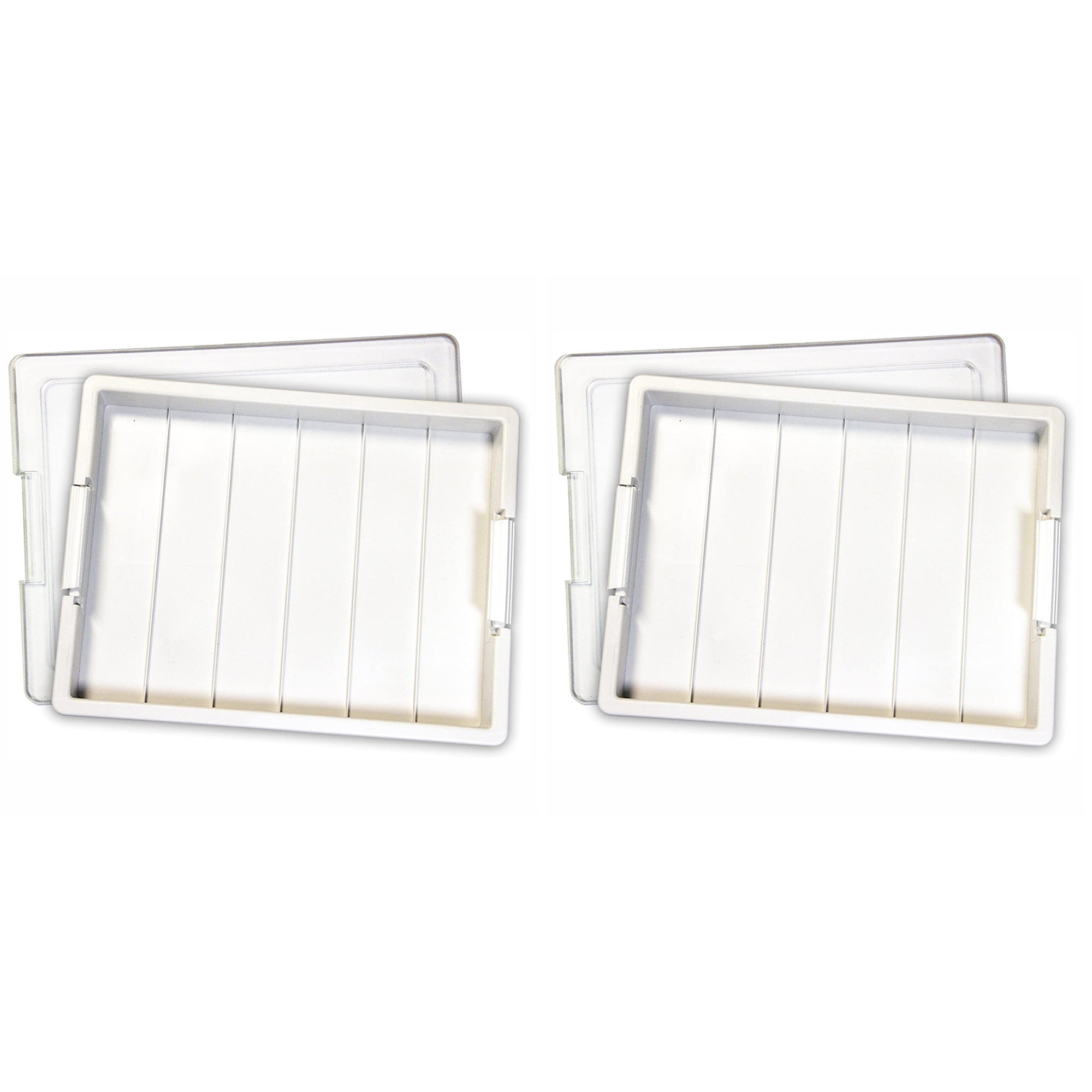 Elizabeth Ward Bead Storage Solutions Craft Supplies Organizer Tray (2 Pack) - VMInnovations