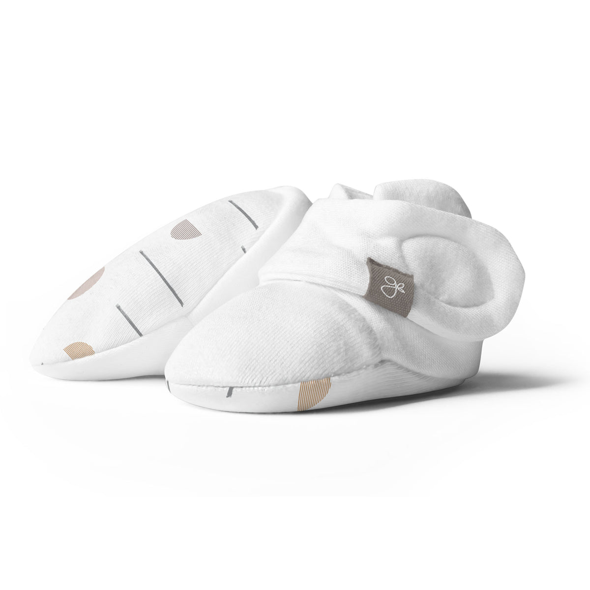 Goumikids Soft Organic Stay On Baby Boots Infant Bootie Shoes, 3-6M Geo Dash - VMInnovations