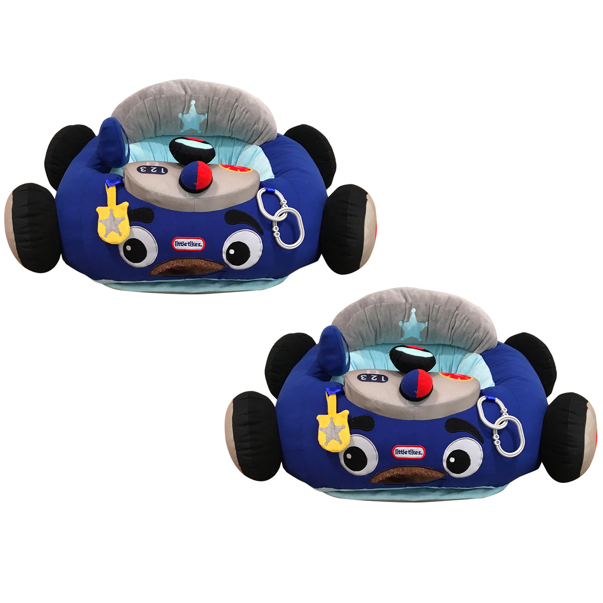 Little Tikes Cozy Coupe Plush Car Toddler Lounger Seat, Patrol Police (2 Pk) - VMInnovations
