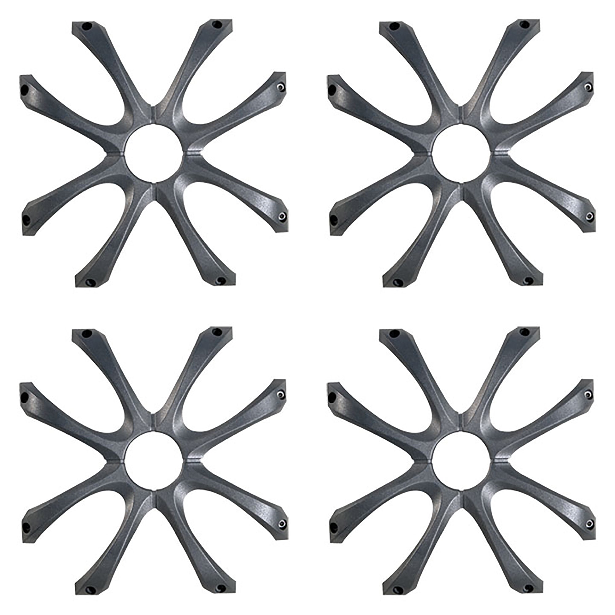 Kicker Protective Cast Aluminum Custom Square Subwoofer Grille, 8 Inch (4 Pack)