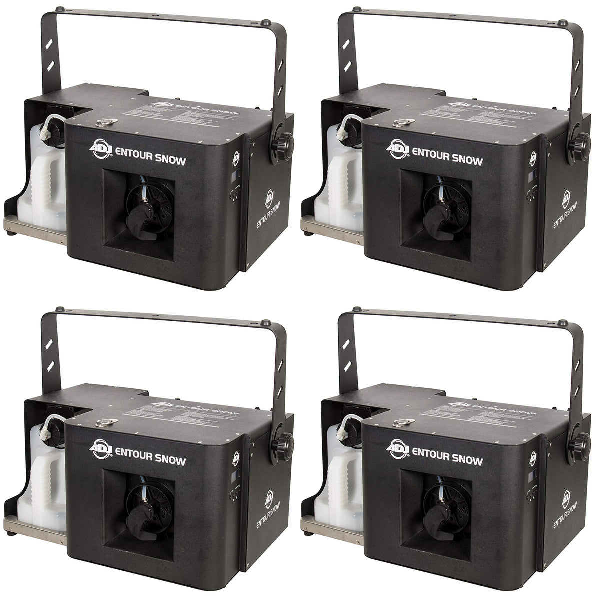 ADJ ENTOUR SNOW Professional Holiday and Winter Imitation Snow Machine (4 Pack)
