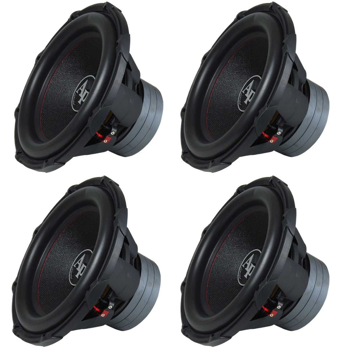 Audiopipe TXX-BD3-12 12" 1800W Car Audio Dual High Powered Subwoofer (4 Pack)