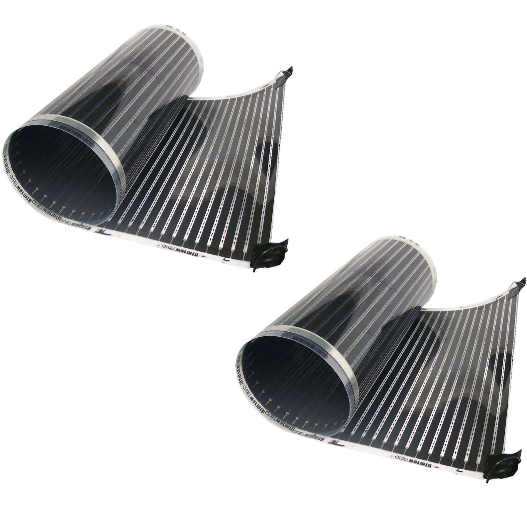 QuietWarmth 3 x 5 Foot 120 Volt Electric Floating Floor Heating System (2 Pack)