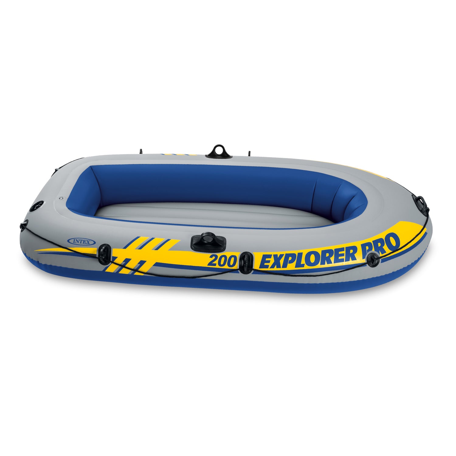 Intex Explorer Pro 200 2 Person Youth Inflatable PVC Boat Raft, Gray (Raft Only) - VMInnovations