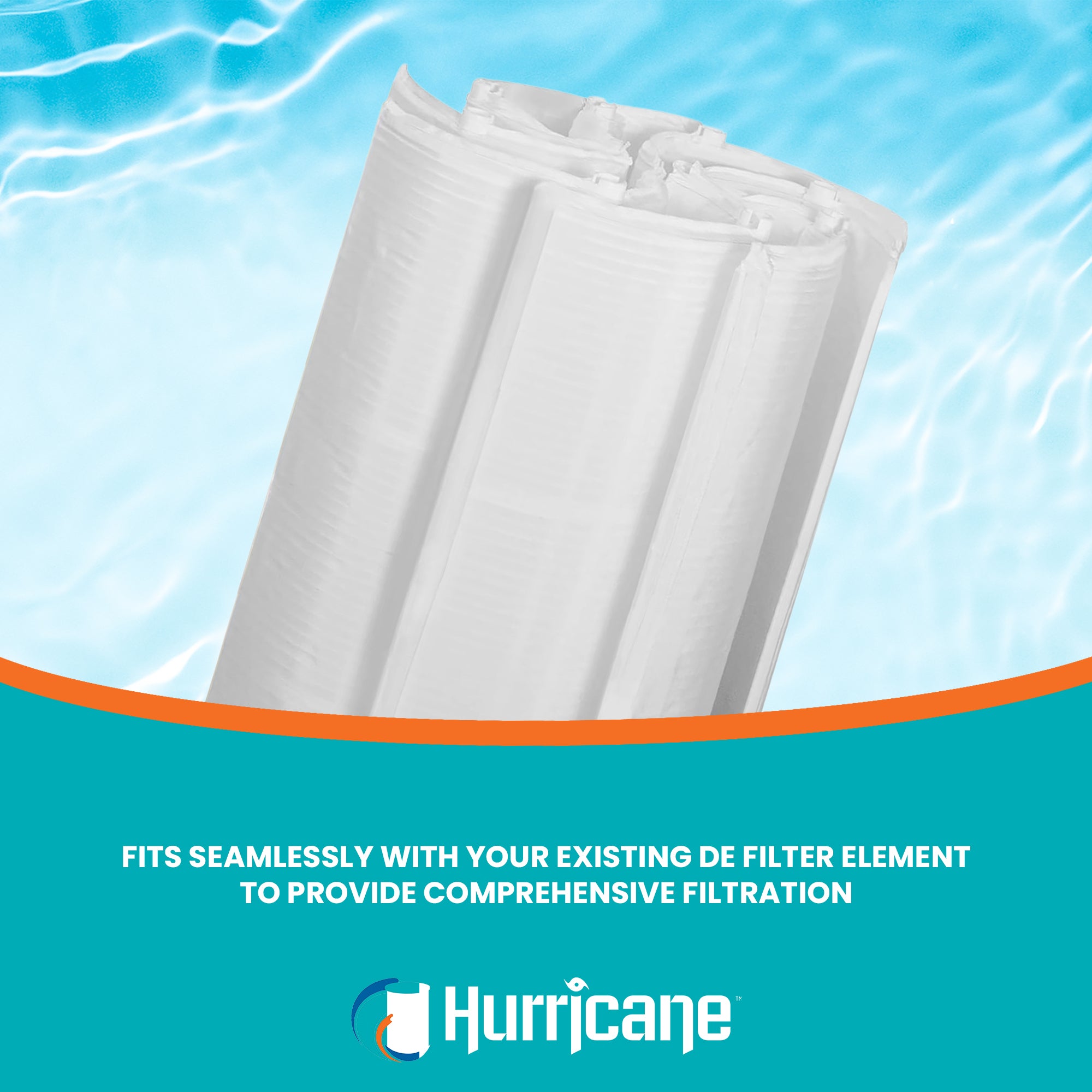 Hurricane HF-DE72-SET 72 sq ft DE Grid Filter Replacement with 7 Full Grids