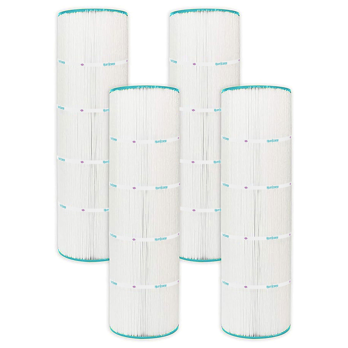 Hurricane 4 Pack HF7468-04 Advanced Pool and Spa Filter Cartridge Replacement