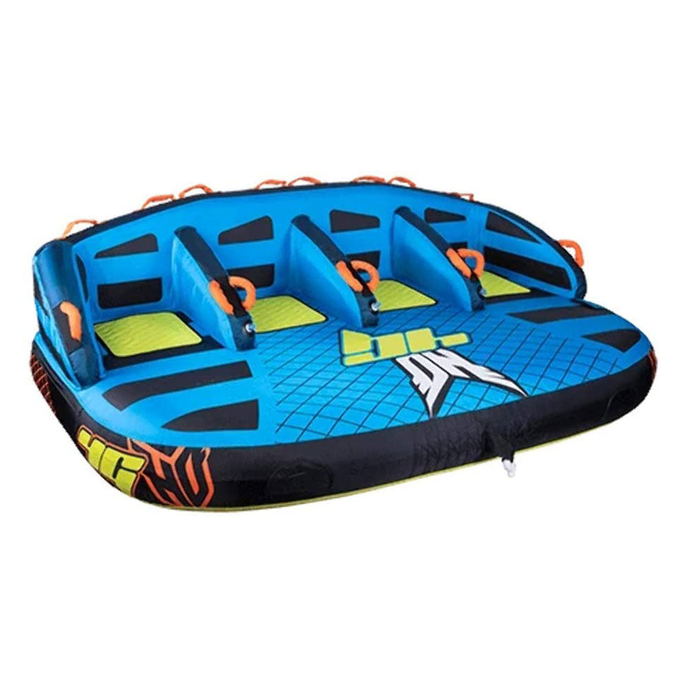 HO Sports HG 4-Person Ride-On Towable Tube with Attachments (Open Box)