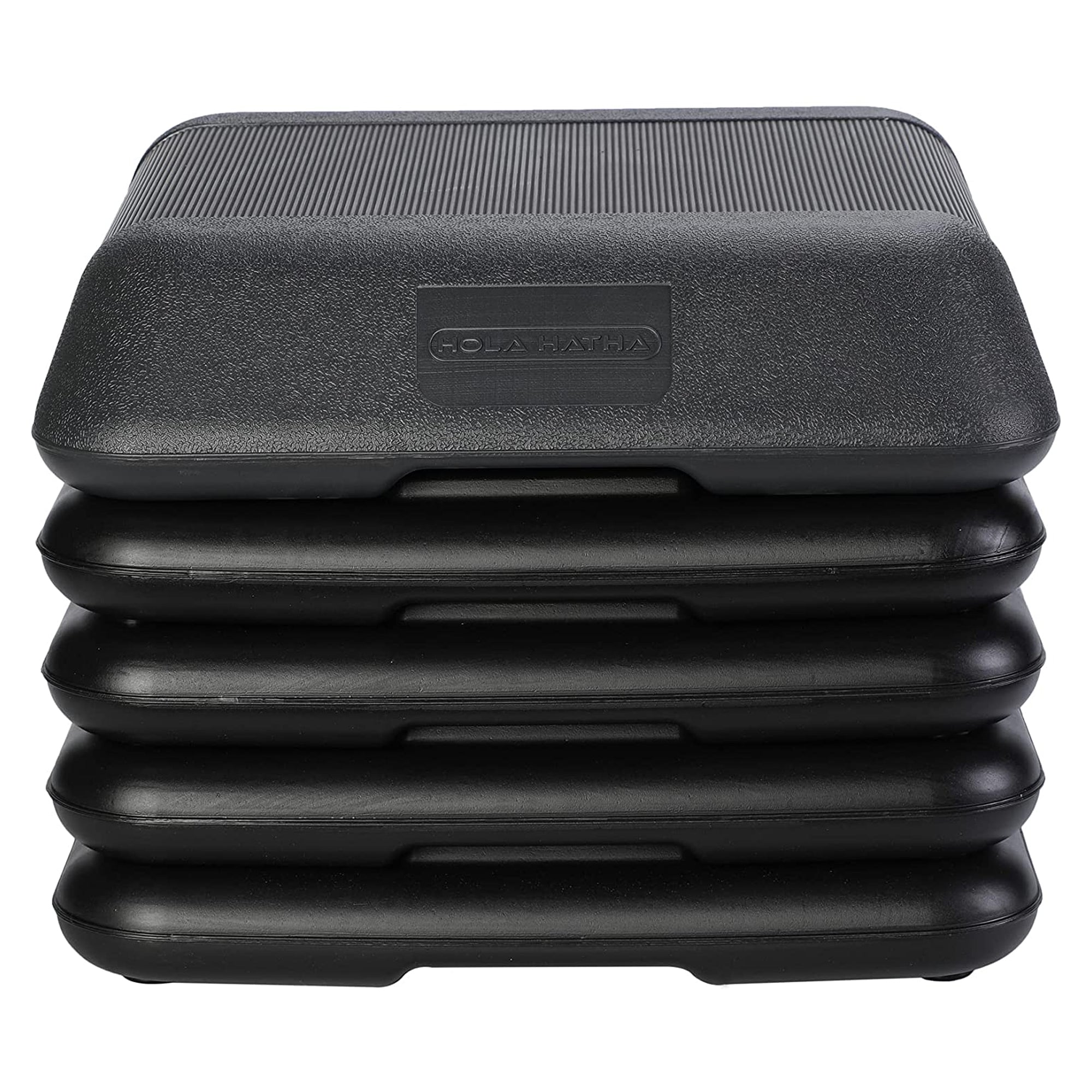 HolaHatha Aerobic High Step Platform, Home Gym Fitness Equipment with Risers - VMInnovations