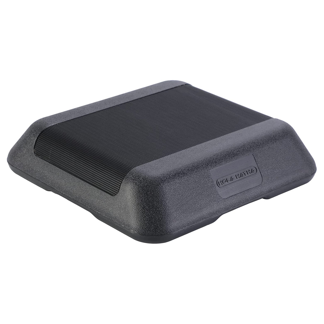 HolaHatha Aerobic High Step Platform, Home Gym Fitness Equipment with Risers