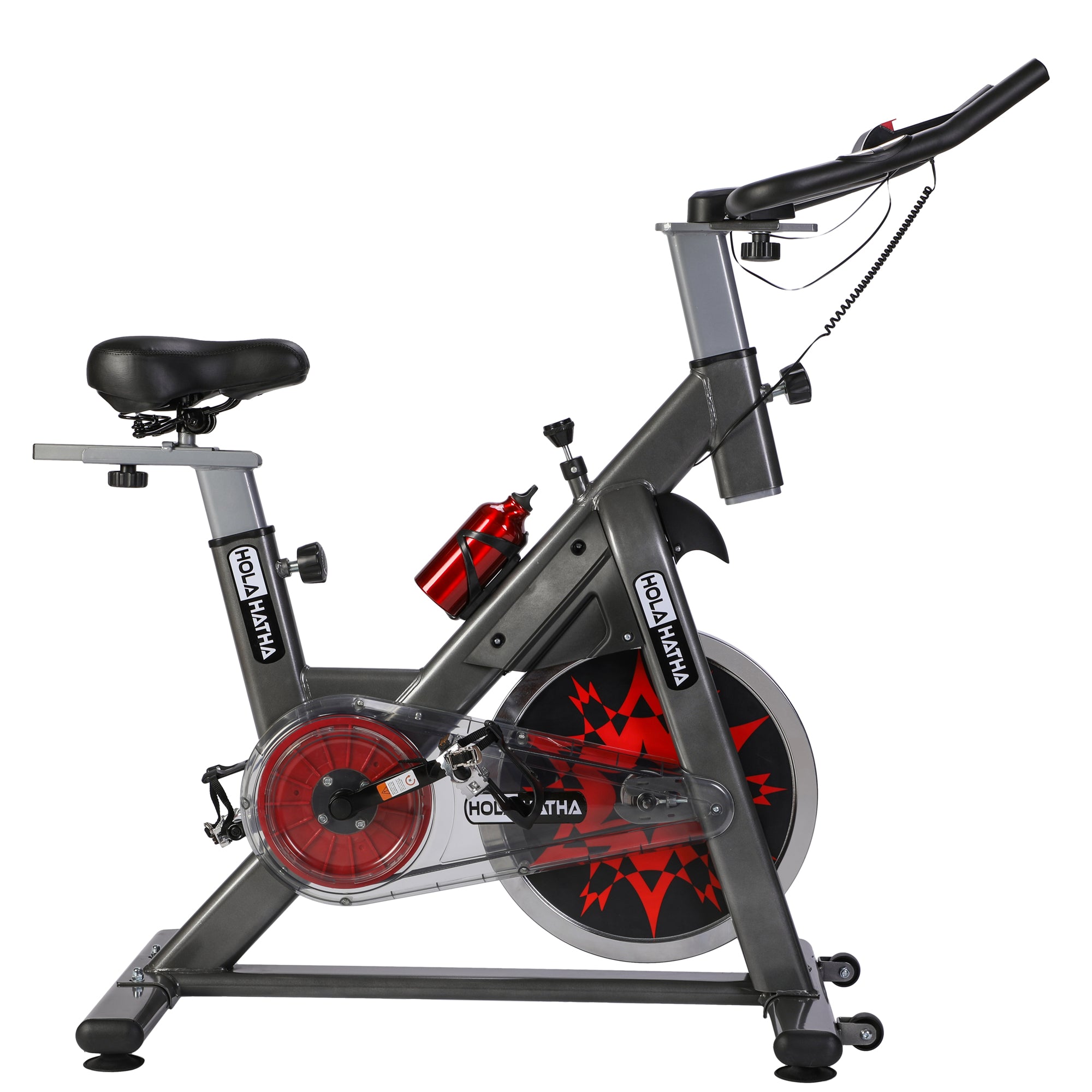 HolaHatha Home Gym Exercise Bike w/ 33 Pound Flywheel (Open Box) - VMInnovations