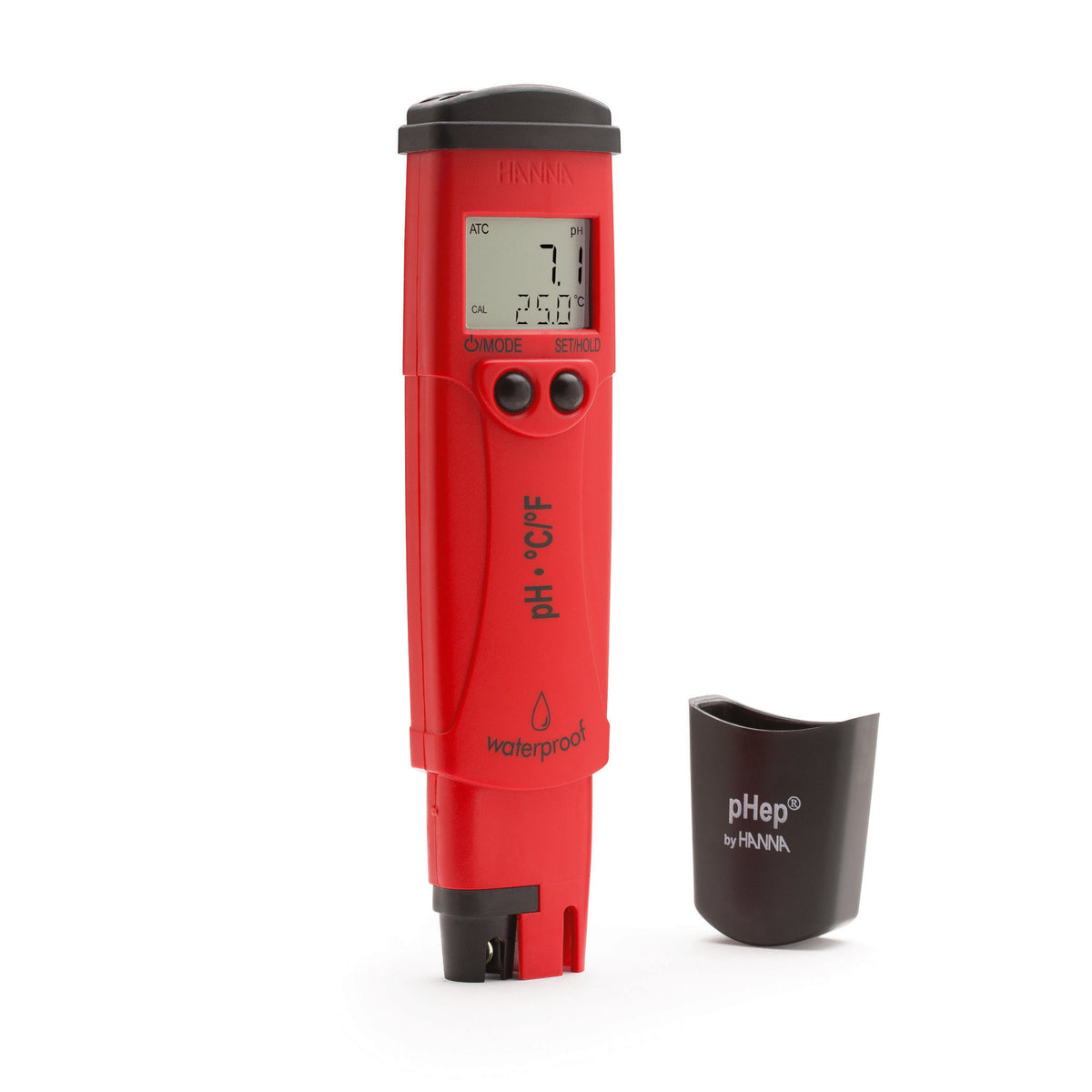 Hanna Instruments LCD pHep 4 Waterproof pH & Temperature Meter, Red (Used)