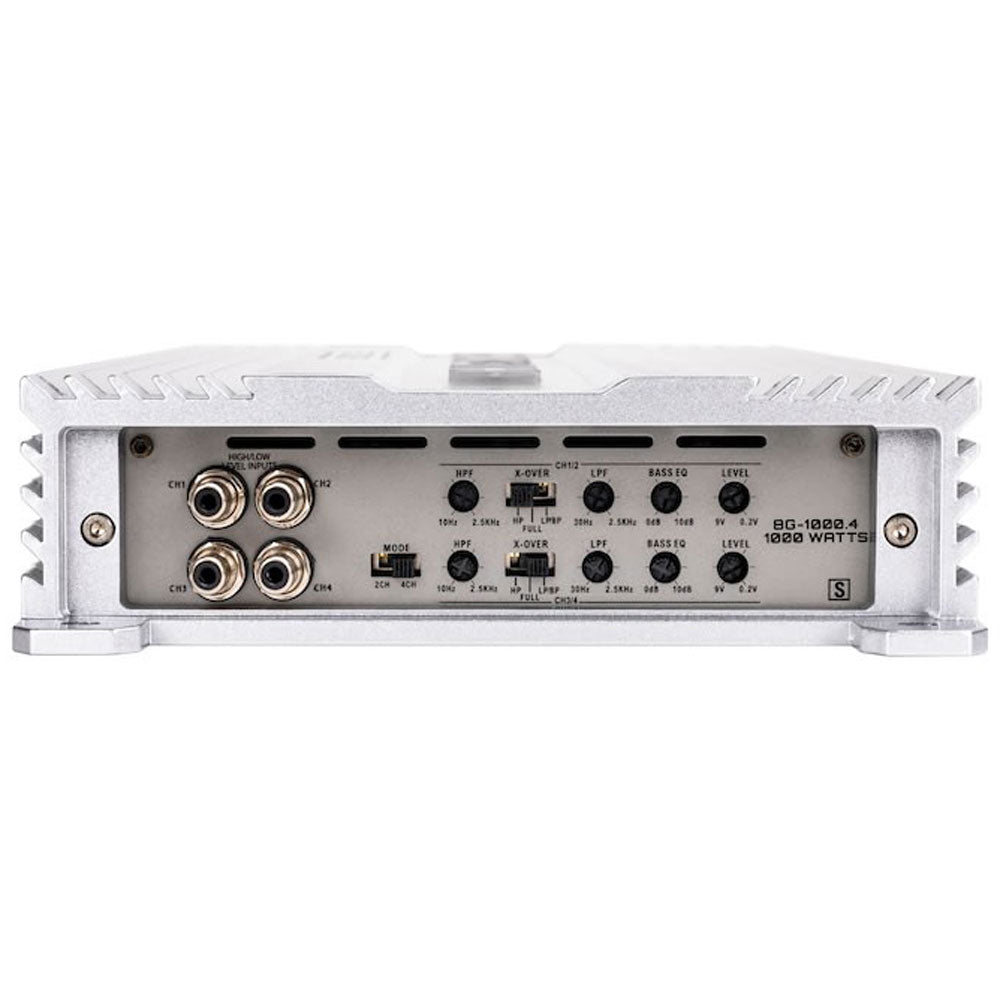 Hifonics BG-1000.4 Brutus Gamma 4 Channel 100W Car Audio System Subwoofer Kit - VMInnovations