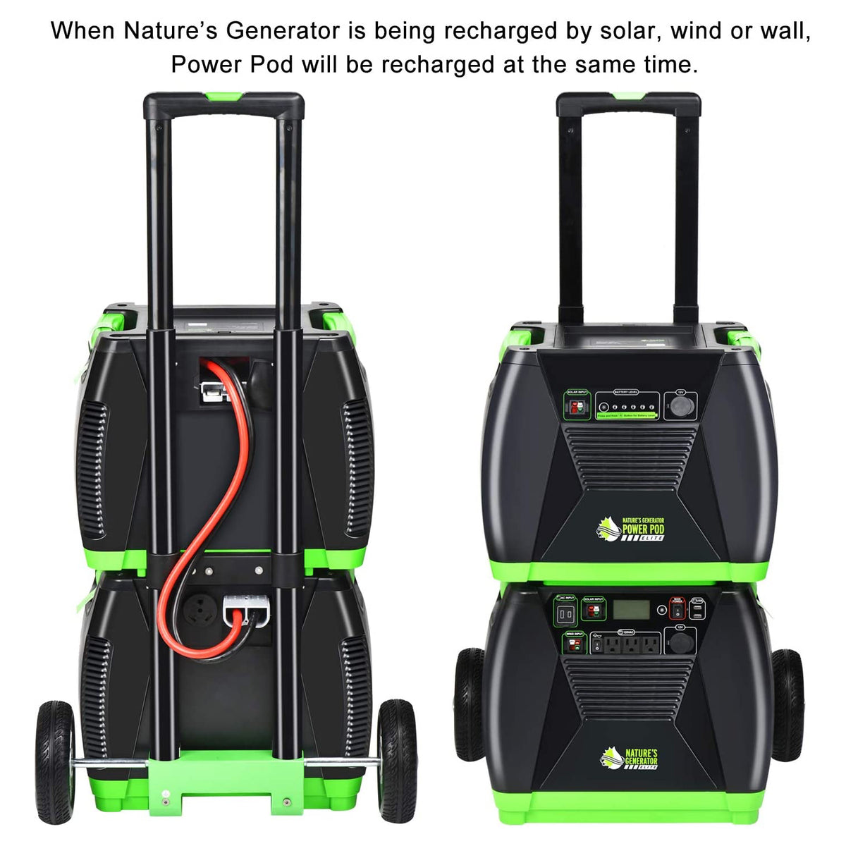 Nature's Generator Elite Portable Solar and Wind Powered 3600 Watt Generator Kit