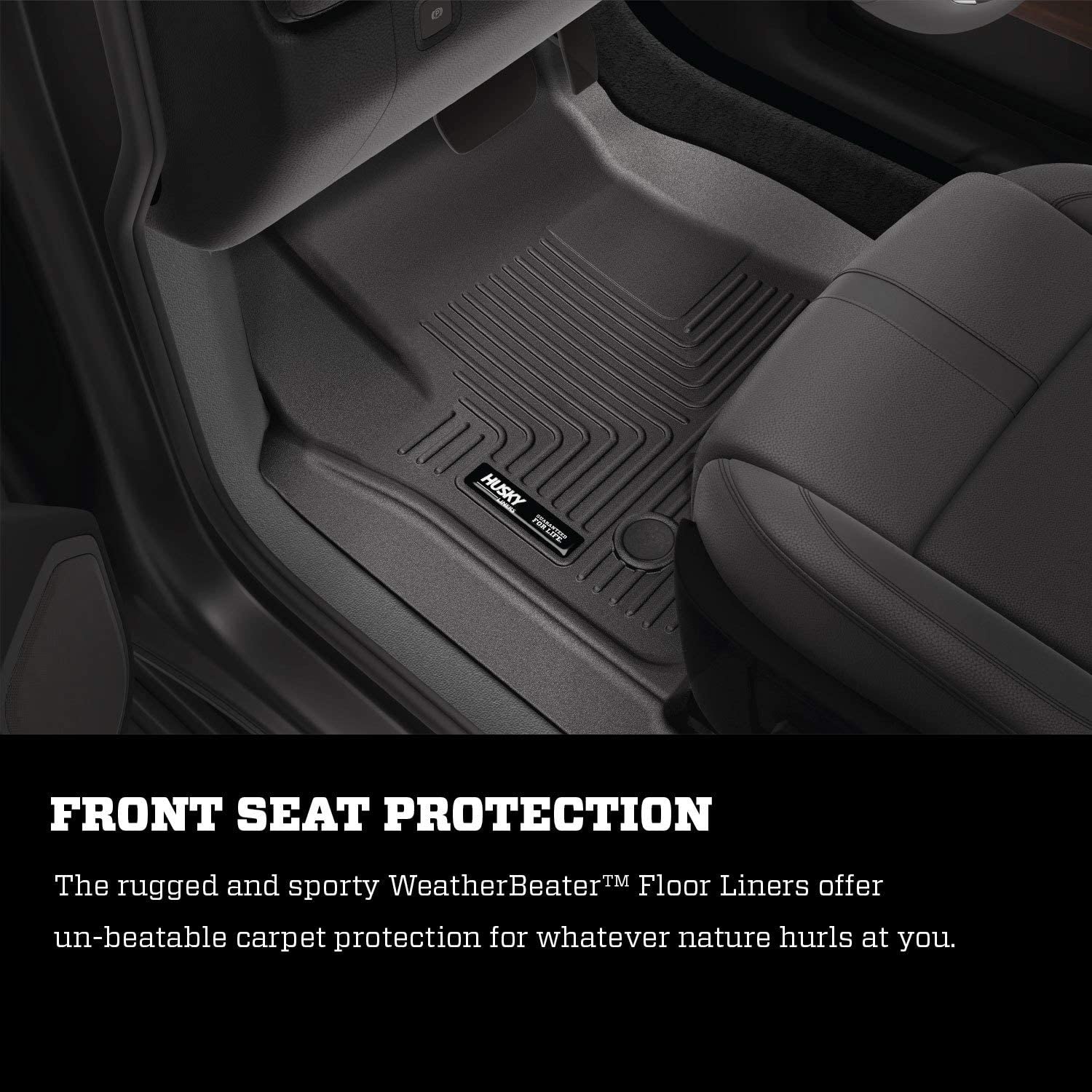 Husky Liners WeatherBeater Front Seat 2nd Row Floor Mats for Dodge Durango(Used)